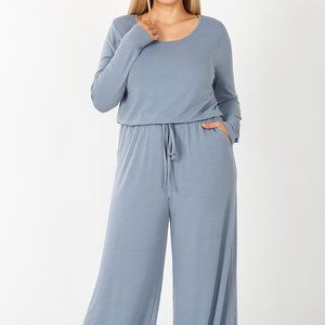Plus Size Available Blue Jumpsuit
